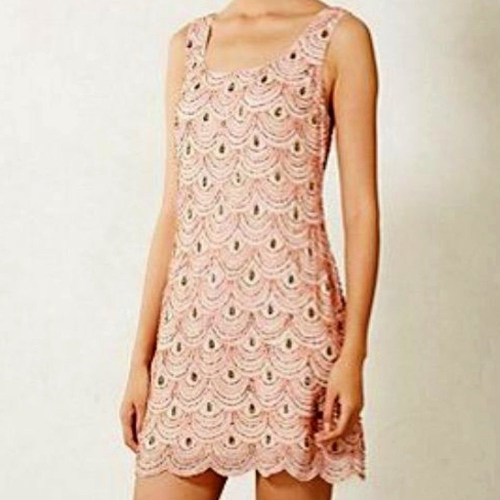 Anthropologie Moulinette Soeurs Beaded Dress